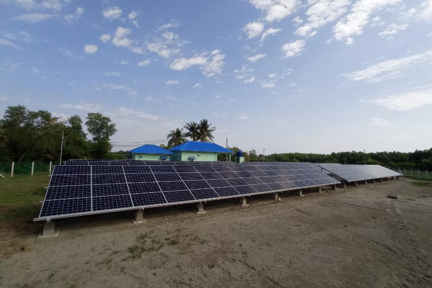 DRD Solar Mini-Grid Project in Aung Hlaing Village (Ayarwaddy)