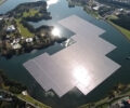 Electricity generation in megawatt with floating solar power plants